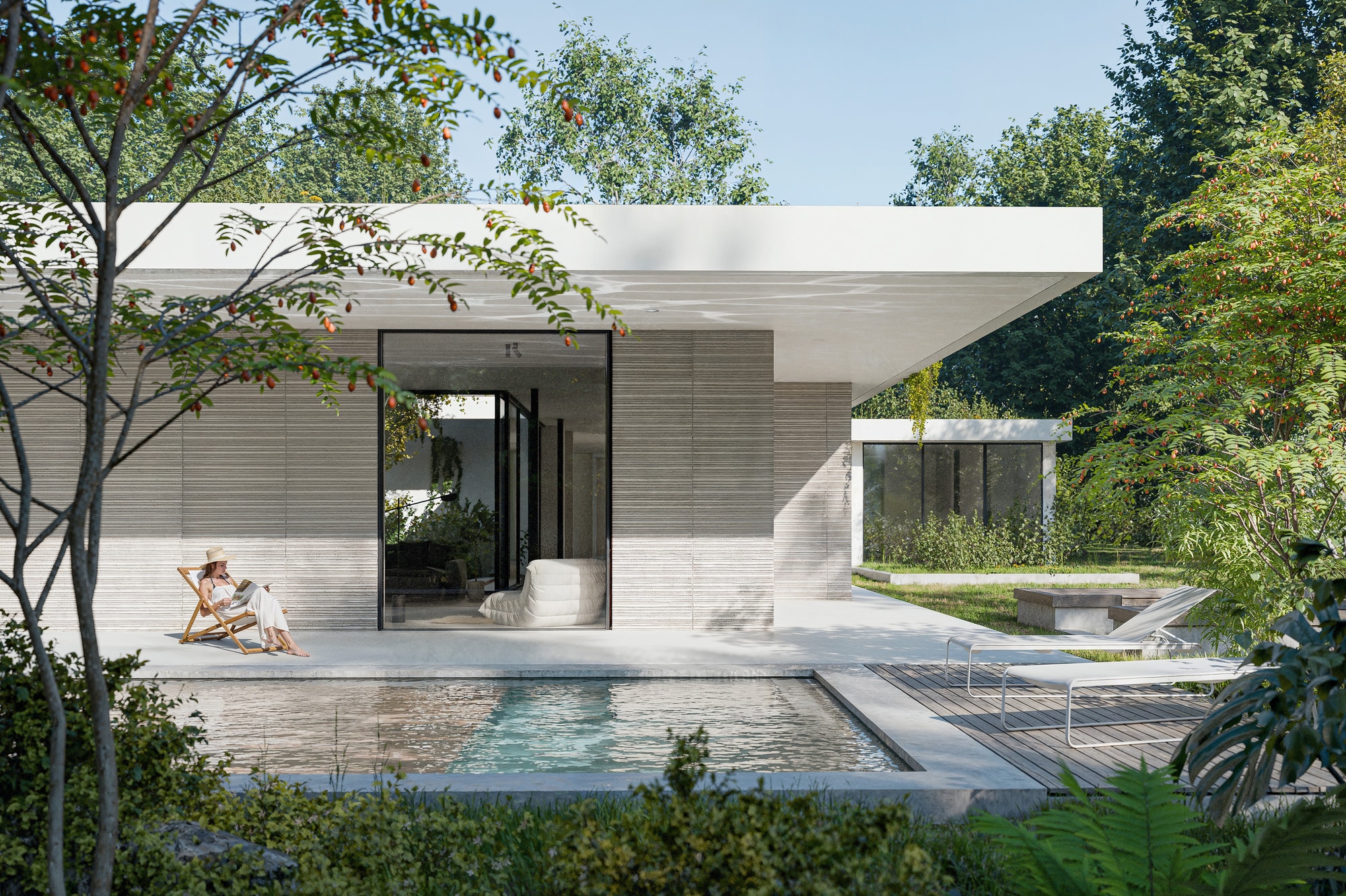 Denis villa exterior architectural visualization