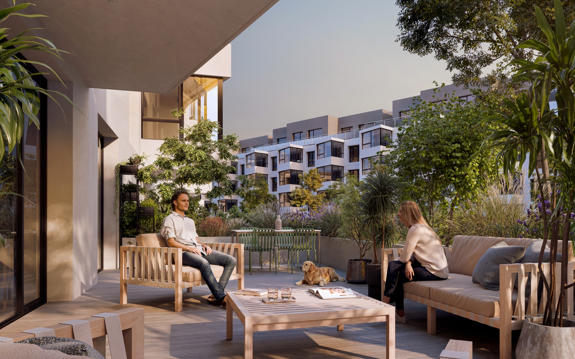 OC Platan exterior architectural visualization